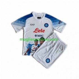 Completo Calcio Napoli Face Game Minjae 3 Bambino Divisa Prima 2022-2023